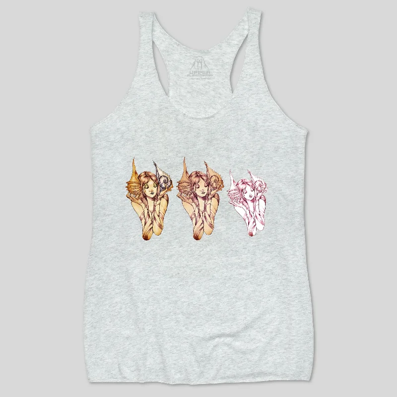 SEASHELLS WOMEN'S RACERBACK TANK