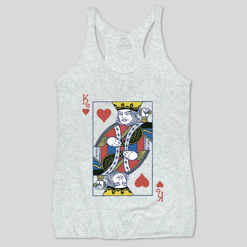 KING OF HEARTS WOMEN'S RACERBACK TANK