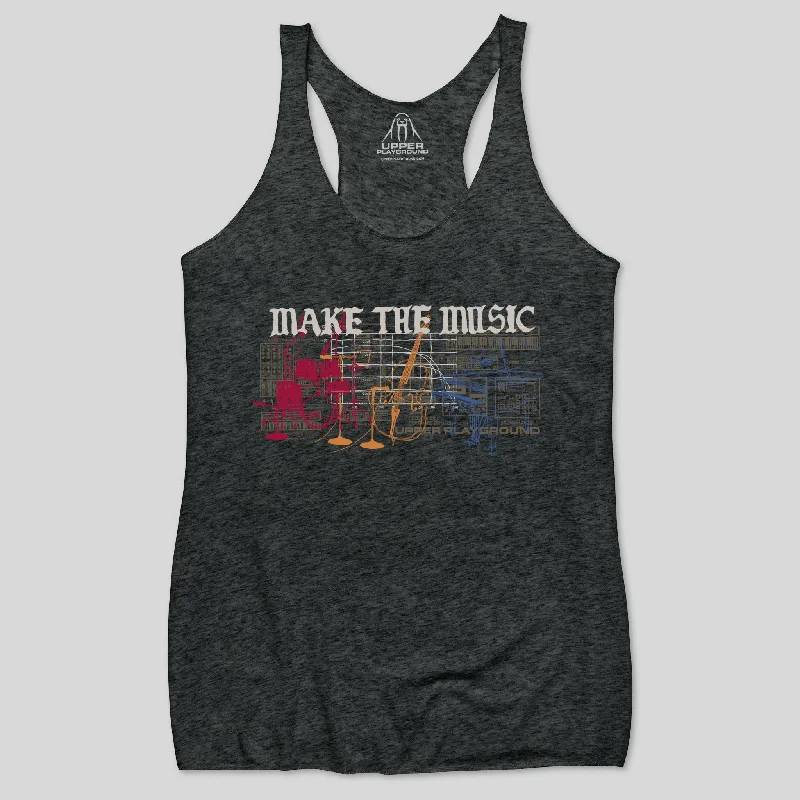 MAKE THE MUSIC WOMEN'S RACERBACK TANK